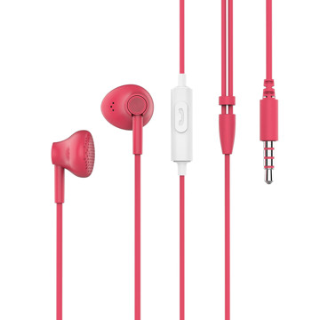 Wired Earphone Pink 3.5Mm
