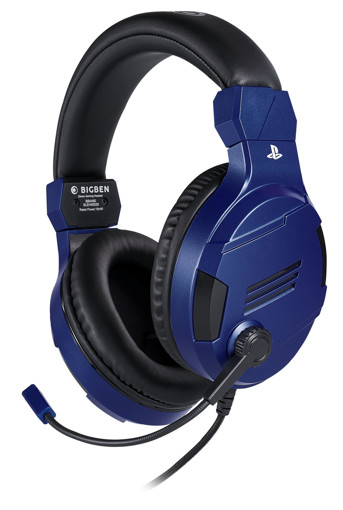 Bigben Interactive PS4OFHEADSETV3G Cuffia Padiglione auricolare Connettore 3.5 mm Blu