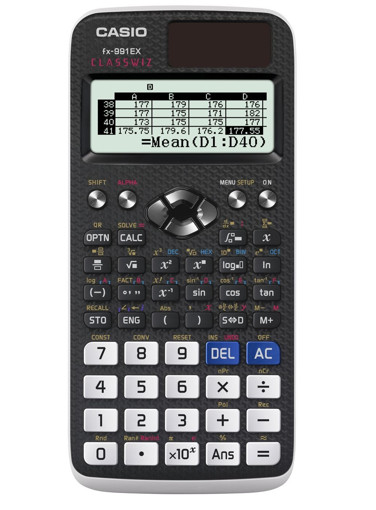 Casio FX-991EX calcolatrice Tasca Calcolatrice scientifica Nero, Bianco