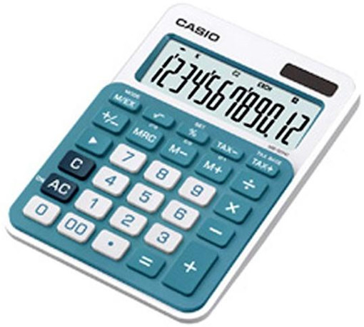 Casio MS-20NC calcolatrice Tasca Calcolatrice con display Blu