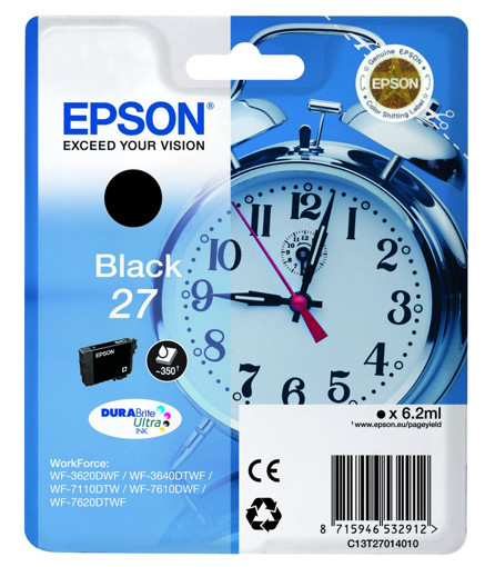 Epson Alarm clock 27 DURABrite Ultra 1 pezzo(i) Originale Resa standard Nero