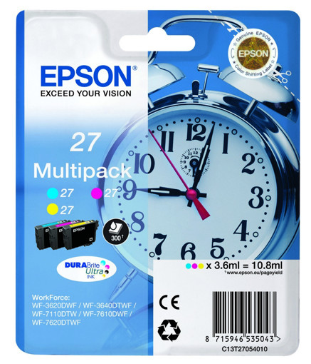 Epson Alarm clock 27 DURABrite Ultra 1 pezzo(i) Originale Ciano, Magenta, Giallo