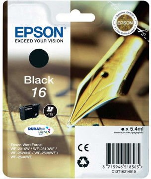 Cartuccia Epson Nera Serie 16 0