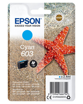 Cartuccia Epson 603 Ciano Stel