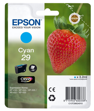 Cartuccia Epson29 Ciano Fragol