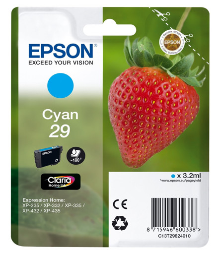 Epson Strawberry 29 C 1 pezzo(i) Originale Resa standard Ciano