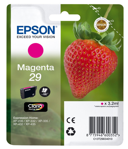 Epson Strawberry 29 M 1 pezzo(i) Originale Resa standard Magenta