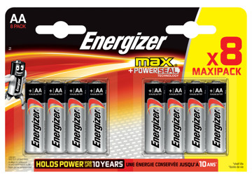 Energizer Max Aa Bp8 4+4 Free
