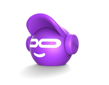 Cassa bluetooth purple mini stylish speaker system