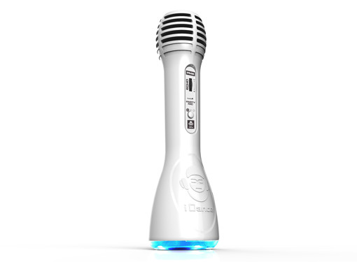 iDance Party Mic PM-6 Bianco Microfono per karaoke