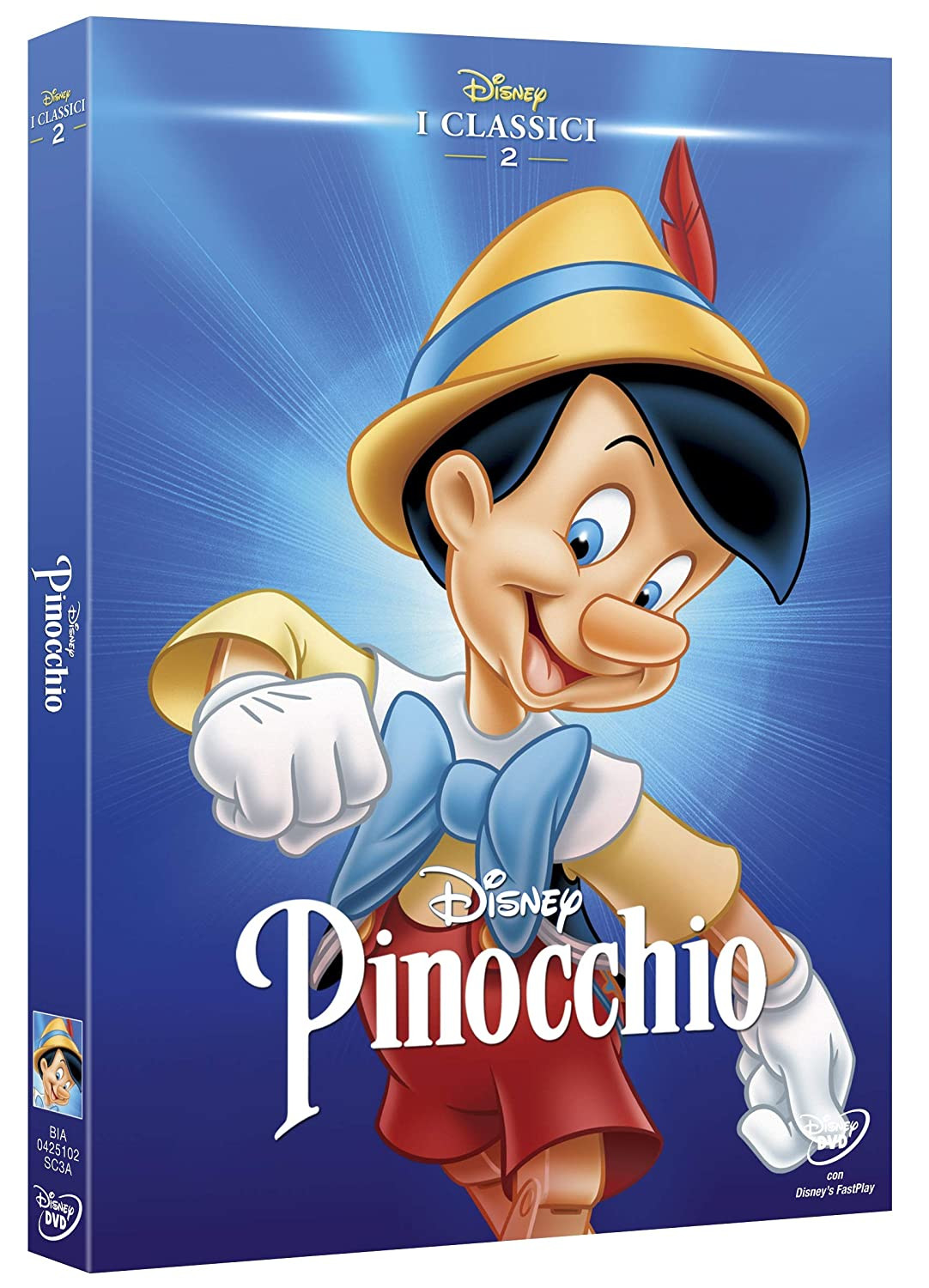  Walt  Disney  Pictures Pinocchio DVD  2D Inglese ITA Film 