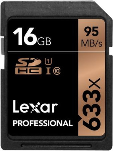 Lexar 16GB Professional 633x SDHC memoria flash UHS-I Classe 10