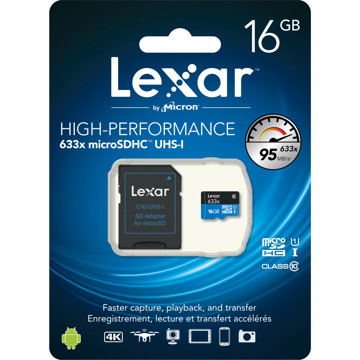 Memory Card Micro Sd 16Gb Vel. Highspeed 633X,Cl10,Uhs1