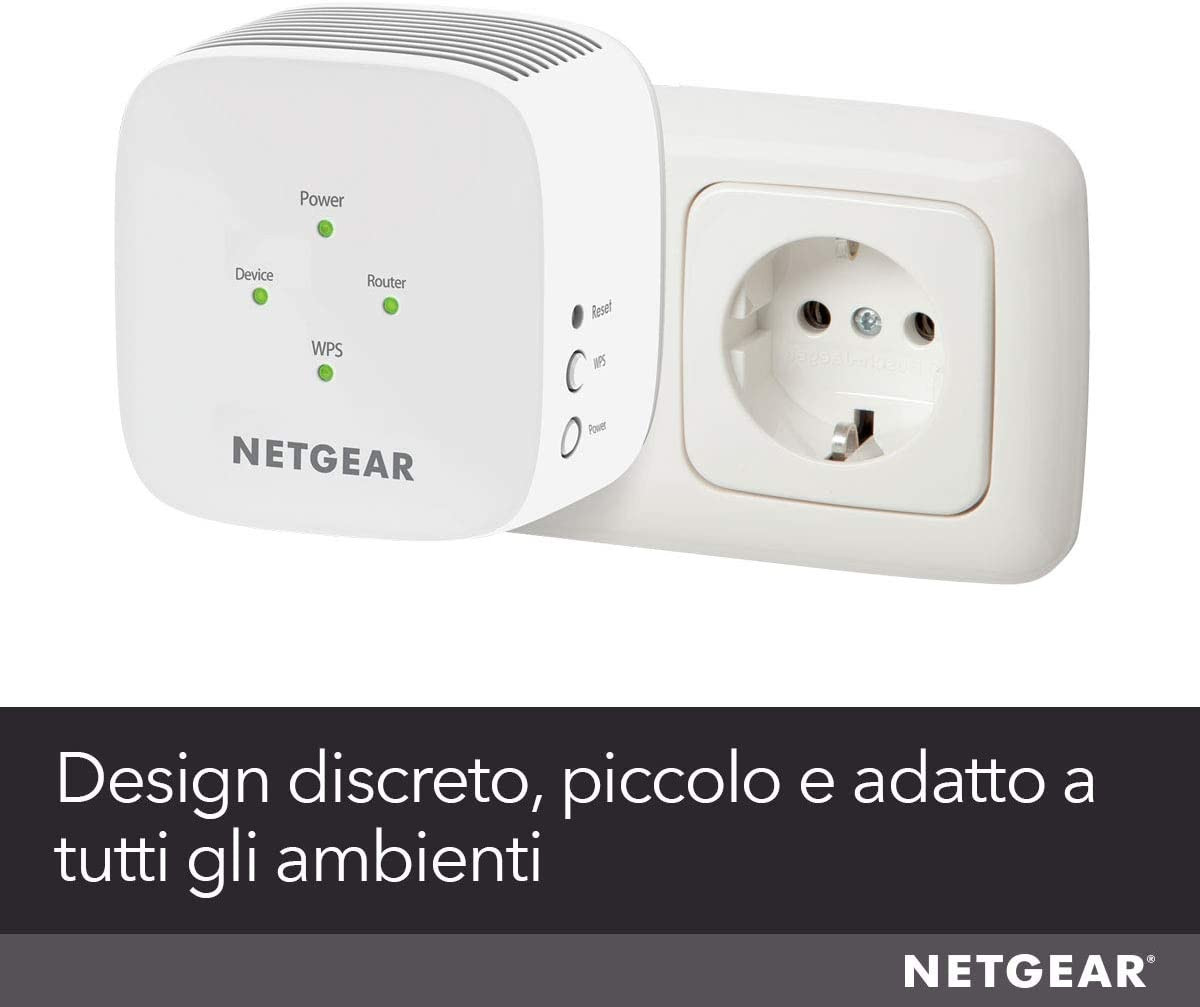  NETGEAR Ripetitore Wi-Fi universale Netgear 300 Mbit/s