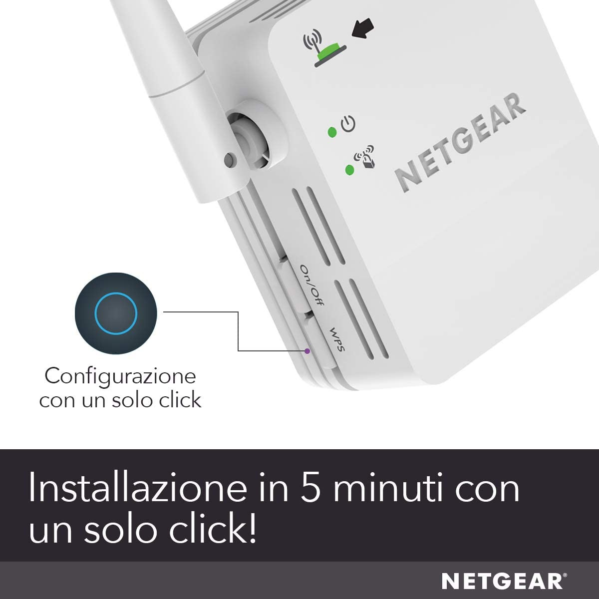 NETGEAR WN3000RP Ripetitori WiFi Mesh