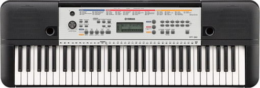 Yamaha YPT-260 tastiera digitale 61 chiavi Nero, Bianco