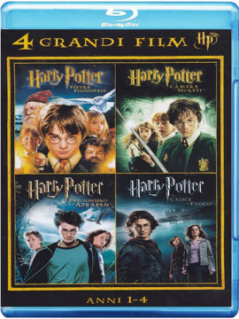 HARRY POTTER E LA PIETRA FILOSOFALE - HARRY POTTER E LA CAMERA DEI SEGRETI - HARRY POTTER E IL PRIGIONIERO DI AZKABAN - HARRY POTTER E IL CALICE DI FUOCO