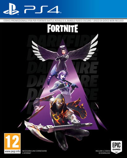 Warner Bros Fortnite - Bundle Fuoco oscuro, PS4 Base + supplemento Inglese, ITA PlayStation 4