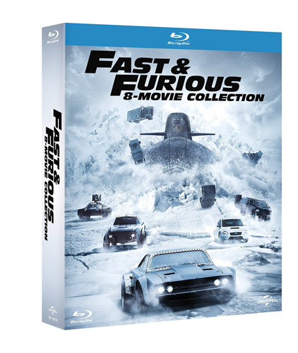 Universal Pictures Fast & Furious 8 Movie Collection, Blu-Ray 2D Inglese, ESP, Francese, ITA