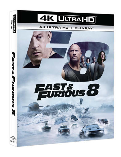 Universal Pictures Fast & Furious 8, 4K Blu-ray 2D Inglese, ESP, ITA