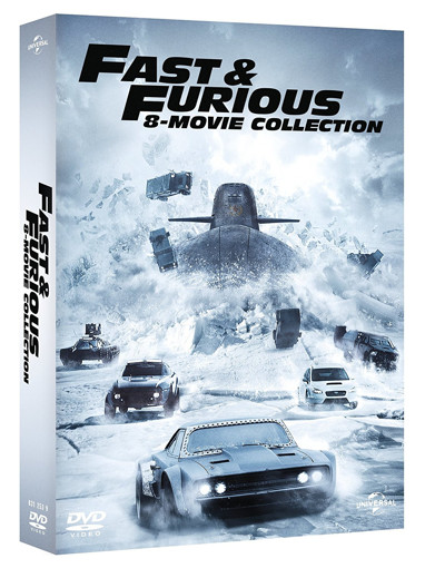 Universal Pictures Fast & Furious 8 Movie Collection, DVD 2D Inglese, ESP, Francese, ITA