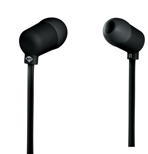 MySound Auricolare in ear con mic. Speak fluo, nero