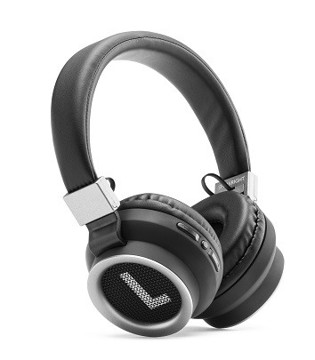 Cuffie bluetooth 5.0 nera nero