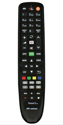 Meliconi Personal 5 Plus telecomando IR Wireless TV Pulsanti