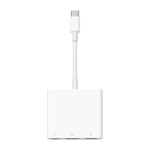 Apple MJ1K2ZM/A cavo e adattatore video USB tipo-C USB Type-C, USB Type-A, HDMI Bianco
