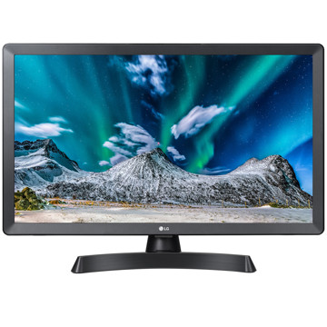 Tv Led 24" Monitor Hd Ready,T2/S2,Ips,Hdmi,Usb,Black