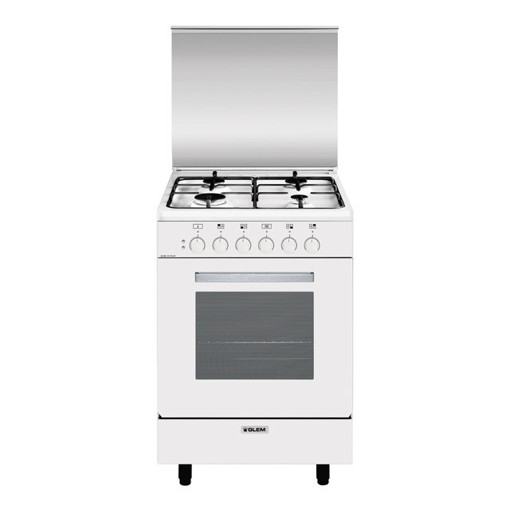 Glem Gas A554MX6 cucina Piano cottura Bianco A