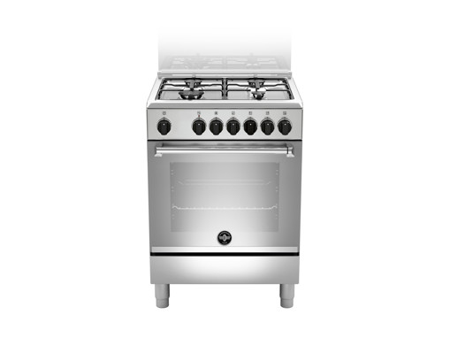 Bertazzoni La Germania Americana AMN664EXV cucina Piano cottura Gas Acciaio inossidabile A