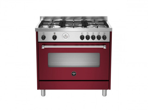 Bertazzoni La Germania Americana AMN965GVIT cucina Piano cottura Gas Rosso A+