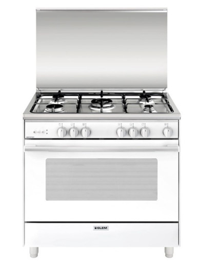 Glem Gas UN965VX cucina Piano cottura Bianco A