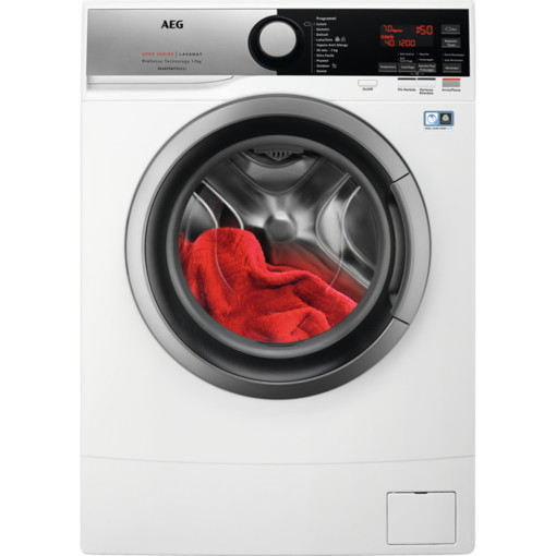 AEG L6SE74B lavatrice Libera installazione Caricamento frontale 7 kg 1400 Giri/min D Bianco
