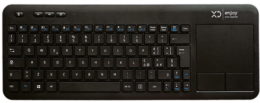 XD XDWK2036 tastiera RF Wireless QWERTY Nero