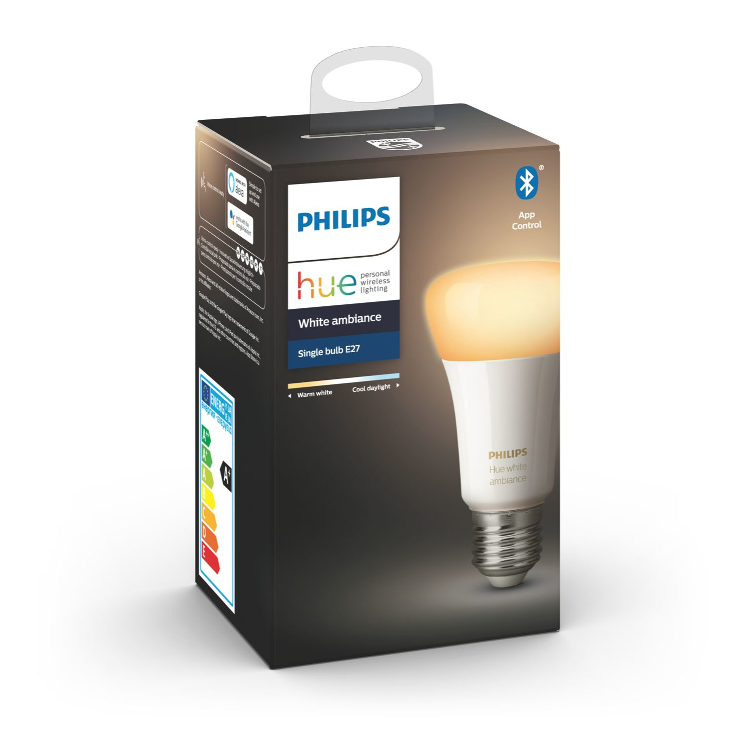 Philips Hue Philips Lighting Hue White Ambiance Lampadina LED Singola, con  Bluetooth, da Luce Bianca Calda a Fredda, Attacco E27, 8.5 W, 1 Pezzo, Domotica in Offerta su Stay On