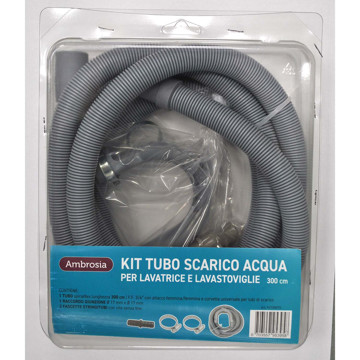 Kit tubo scarico lav 300cm