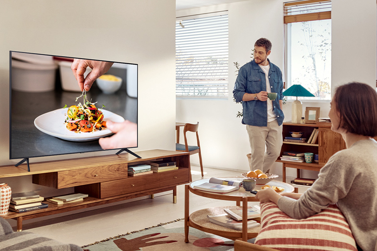 Samsung TV Crystal UHD 4K 43” UE43AU7170 Smart TV Wi-Fi