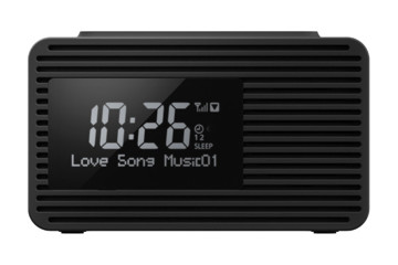 Radiosveglia dab+/fm display ric.usb,2sveglie,snooze,blk