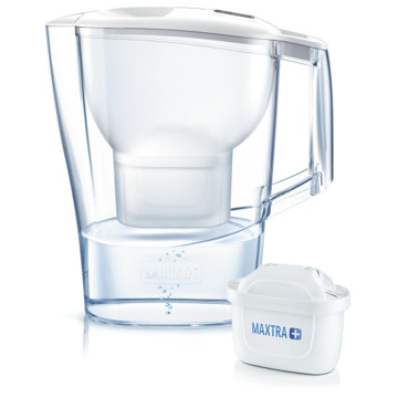 Caraffa filtrante 2,4 lt bianca 1 filtro maxtr