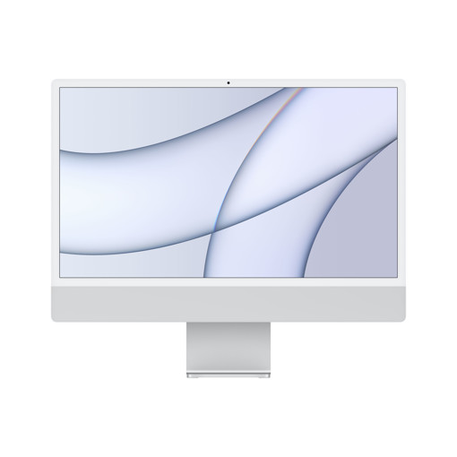 Apple iMac 24" con display Retina 4.5K (Chip M1 con GPU 8-core, 256GB SSD) - Argento (2021)