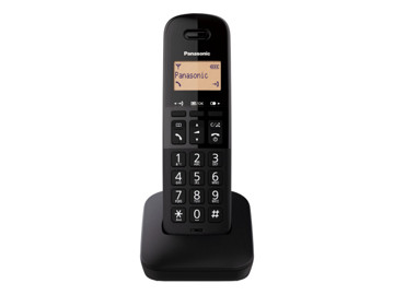 Telefono cordless black orologio, sveglia, 50 nomi