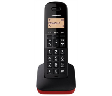 Telefono cordless red orologio, sveglia, 50 nomi