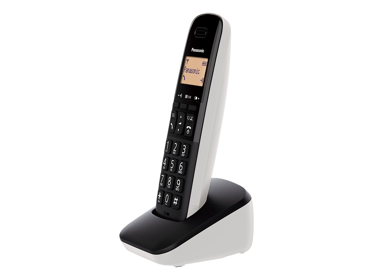 PANASONIC KX-TGB612JT Telefono DECT Identificatore di chiamata Nero, Bianco, Telefoni Cordless in Offerta su Stay On