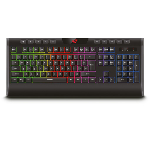 XD XDGN487 tastiera USB QWERTY Nero