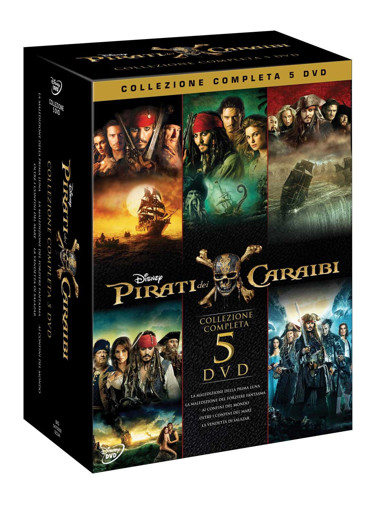 Walt Disney Pictures Pirates of the Caribbean Collection DVD Tedesca, Inglese, ITA