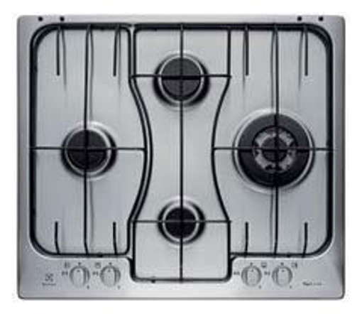 Electrolux RGG 6243 LOX piano cottura Acciaio inossidabile Da incasso Gas 4 Fornello(i)
