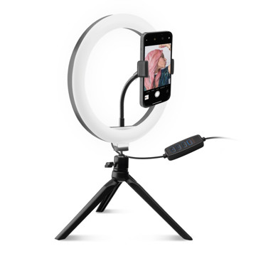 Ring light 8 pollici con stand wireless