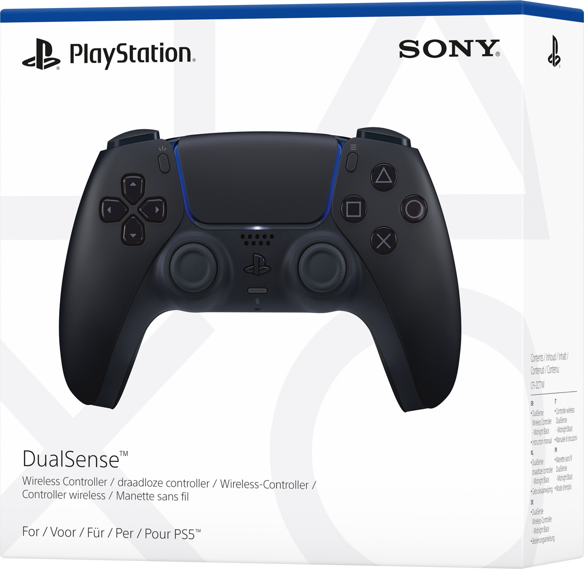 Sony DualSense Nero Bluetooth/USB Gamepad Analogico/Digitale PlayStation 5, Accessori Playstation 5 in Offerta su Stay On